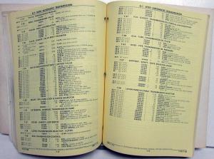 1968 1969 1970 1971 Opel Kadett and GT Parts Book