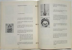 1969 Opel Manual Transmissions Clutches and Shift Linkages Training Manual