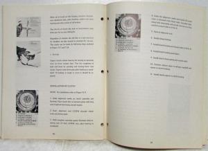 1969 Opel Manual Transmissions Clutches and Shift Linkages Training Manual