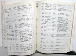 1966-1967 Opel Kadett Parts Book Catalog