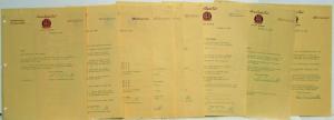 1936 REO Motor Car Co Collection of Dealer Confidential Truck Letter Bulletins