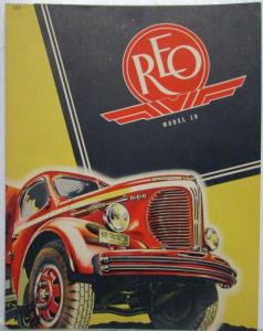 1940 REO Model 19 Speedwagon Sales Tri-Fold Brochure