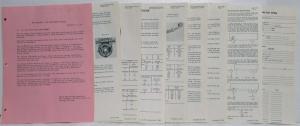 1957-1958 REO Data Book Inserts