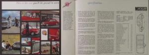 1966 MG Sports Sedan NOS Color Sales Brochure