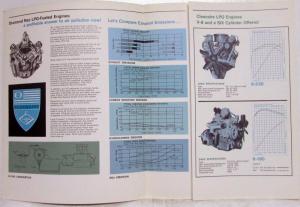 1972 Diamond REO Cleanaire Power LPG Engines Sales Folder Brochure