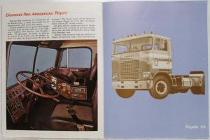 1974 Diamond REO Royale Totally New Concept in Heavy Duty Sales Folder Brochure