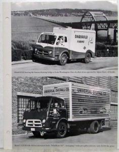 1955 Diamond T 422C and 522CH Photo Page Darigold Farms Universal Overall Co