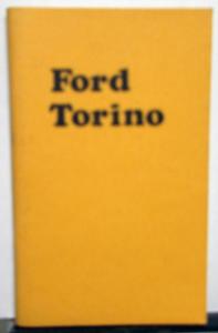 1974 Ford Torino and Ranchero Owners Operators Manual Original