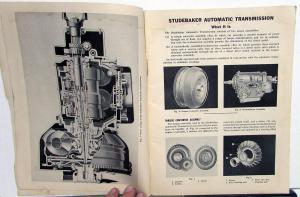 1951 Studebaker Dealer Automatic Transmission Preliminary Shop Manual Orig