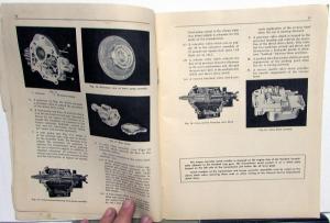 1951 Studebaker Dealer Automatic Transmission Preliminary Shop Manual Orig