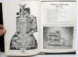 1952 1953 1954 Studebaker Automatic Drive Service Shop Manual W/Supplement