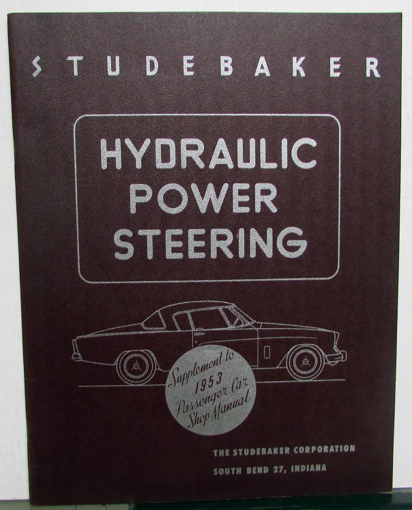 1951 Studebaker Shop Service Manual – OEM Bishko Reprint, Engine/Drivetrain/Electrical, 9318