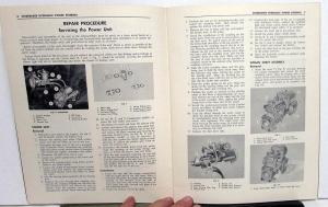 1953 Studebaker Dealer Service Shop Repair Manual Supplement Power Steering