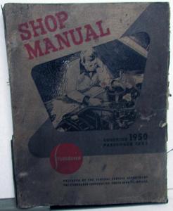 1950 Studebaker Car Dealer Service Shop Repair Manual Champion Commander Orig