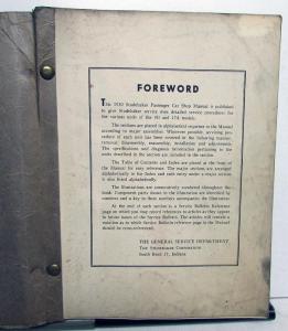 1950 Studebaker Car Dealer Service Shop Repair Manual Champion Commander Orig