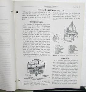 1935 Studebaker Dealer Service Shop Repair Manual Dictator Commander President