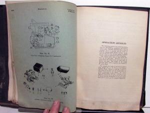 1927 Studebaker Service Reference Library Vol 5 Erskine Six Engine Repair Orig