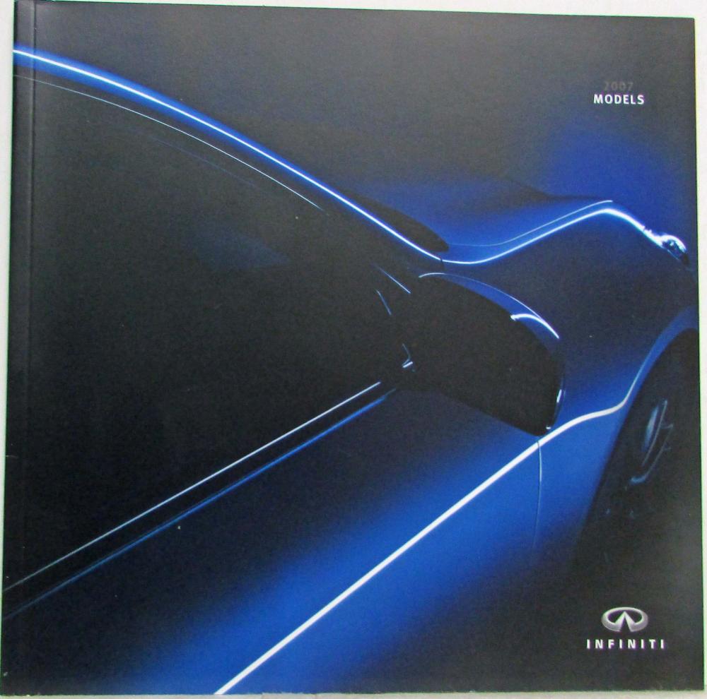 2007 Infiniti Full Model Line Sales Brochure FX35/45 G35 Sedan/Coupe QX56 M35/45