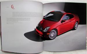 2007 Infiniti Full Model Line Sales Brochure FX35/45 G35 Sedan/Coupe QX56 M35/45