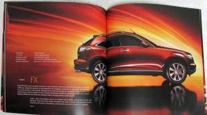 2007 Infiniti Full Model Line Sales Brochure FX35/45 G35 Sedan/Coupe QX56 M35/45