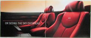 2009 Infiniti G Convertible Sales Brochure