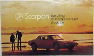 1973 Innes Lee Motor Co Scorpion Sales Brochure