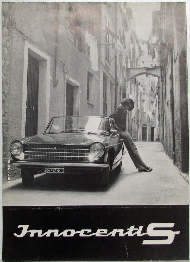 1968 Innocenti S Spec Sheet