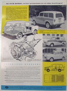 1961 Isar T700 and Kombi Sales Folder - Dutch Text