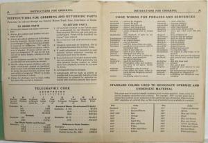 1934 GMC Model T-23 Truck Chassis Parts Book