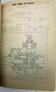 1937 GMC Model T-23 T-23H F-23 F-23H Truck Chassis Parts Book