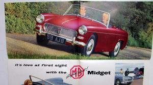 1963 1964 MG Midget Color Sales Brochure