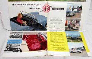 1963 1964 MG Midget Color Sales Brochure