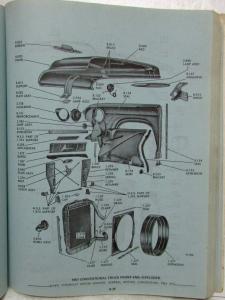 1946-1970 Chevrolet Truck Parts Book Series 40 thru 60 and 80