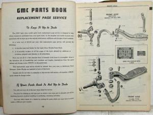 1939-1951 GMC Trucks Light Duty Models 100 thru 370 Master Parts Book