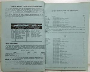 1946-1970 Chevrolet Truck Parts Book Catalog Series 10 thru 30