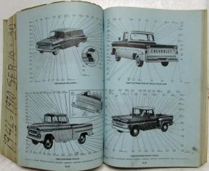 1946-1970 Chevrolet Truck Parts Book Catalog Series 10 thru 30