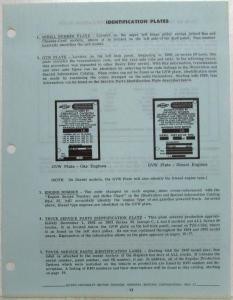 1938-1970 Chevrolet Truck Parts Book Catalog Series 10 thru 30