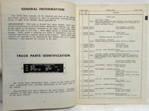 1953 GMC 400-27 and D660-47 Trucks Parts Book