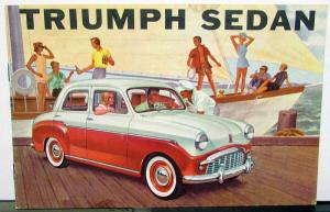 Original 1954 Triumph Dealer Color Sales Brochure Sedan Estate Wagon