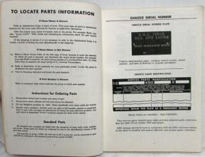 1963-1970 GMC P Models Parcel Route Truck Parts Book