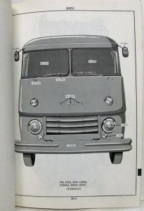 1963-1970 GMC P Models Parcel Route Truck Parts Book