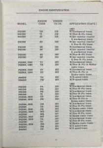 1963-1972 GMC P Models Parcel Route Truck Parts Book