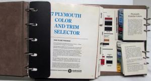 1977 Plymouth Road Runner Volare Fury Gran Fury Duster Voyager Color Selector