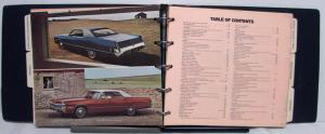 1973 Chrysler Imperial Town Country Comparison Code Data Book Car Selector Book