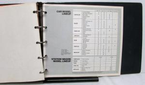 1973 Chrysler Imperial Town Country Comparison Code Data Book Car Selector Book