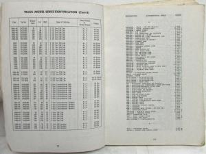 1966-1969 Chevrolet Heavy Duty Truck 70000-80000 Parts Book with Price Schedule