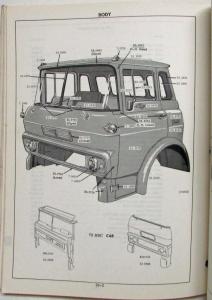 1966-1970 GMC Trucks Series 75 thru 85 Master Parts Book
