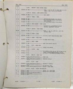 1966-1967 Chevrolet Heavy Duty Truck 70000-80000 Parts Book with Price Schedule