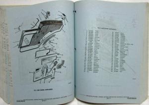 1966-1972 Chevrolet Truck Chassis and Body Parts Book Catalog Series 70000 80000