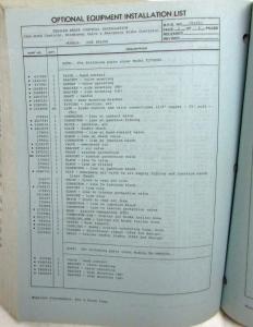 1966-1972 Chevrolet Truck Chassis and Body Parts Book Catalog Series 70000 80000